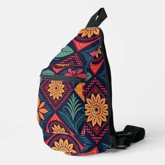 Flowers Magic Pattern Sling Bag (Rechterhoek)