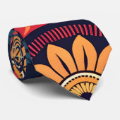 Flowers Magic Pattern Stropdas (Opgerold)