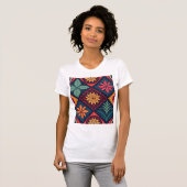 Flowers Magic Pattern T-shirt (Voorkant volledig)