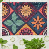 Flowers Magic Pattern Theedoek (Gevouwen)