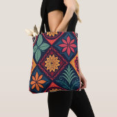 Flowers Magic Pattern Tote Bag (Dichtbij)