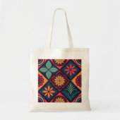 Flowers Magic Pattern Tote Bag (Voorkant)