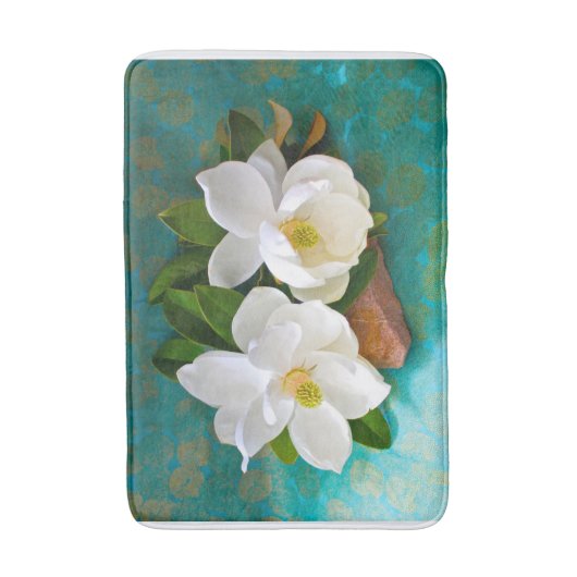 Flowers | Magnolia Flower Badmat (Voorkant Verticaal)