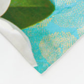 Flowers | Magnolia Flower Fleece Deken (Hoek)