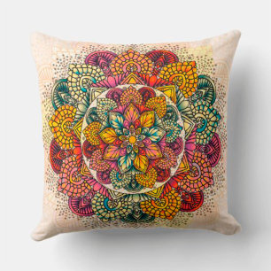 Flowers mandala kussen