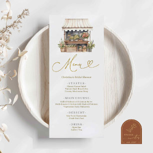 Flower's Market Vrijgezellenfeest Menu