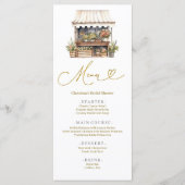 Flower's Market Vrijgezellenfeest Menu (Voorkant)