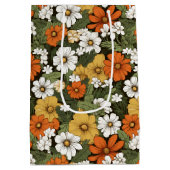 Flowers Medium Cadeauzakje (Achterkant)