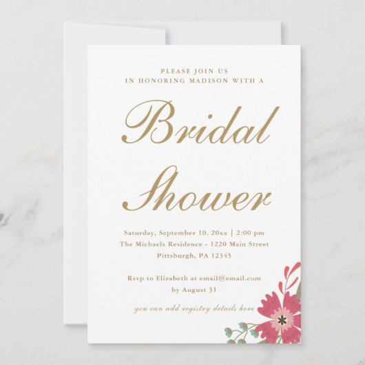 Flowers Mint Green Vrijgezellenfeest Kaart (Voorkant)