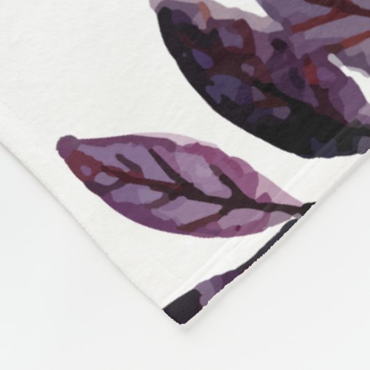 Flowers Modern en Fresh Pattern Fleece Deken (Hoek)