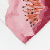 Flowers Modern en Fresh Pattern Fleece Deken (Hoek)