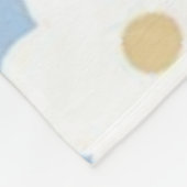 Flowers Modern en Fresh Pattern Fleece Deken (Hoek)