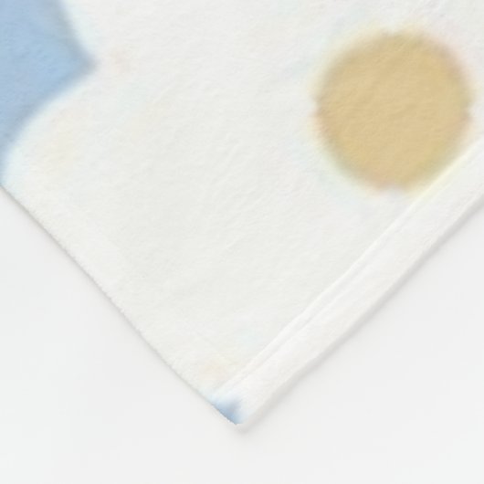 Flowers Modern en Fresh Pattern Fleece Deken (Hoek)