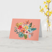 Flowers Moederdag Kaart (Gele Bloem)