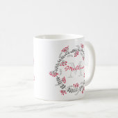 Flowers Monogram Mok (Voorkant rechts)