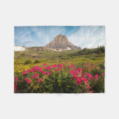 Flowers Montana's Glacier National Park Fleece Deken (Voorkant (Horizontaal))