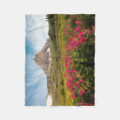 Flowers Montana's Glacier National Park Fleece Deken (Voorkant)