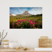 Flowers Montana's Glacier National Park Poster (Keuken)