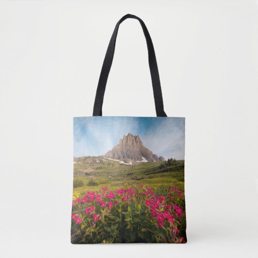 Flowers Montana's Glacier National Park Tote Bag (Voorkant)