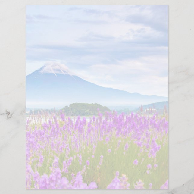 Flowers Mount Fugi Japan (Voorkant)