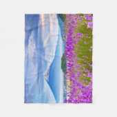 Flowers Mount Fugi Japan Fleece Deken (Voorkant)