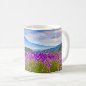 Flowers Mount Fugi Japan Koffiemok (Voorkant rechts)