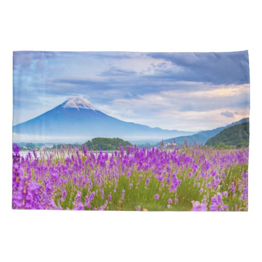 Flowers Mount Fugi Japan Kussensloop (Achterkant)