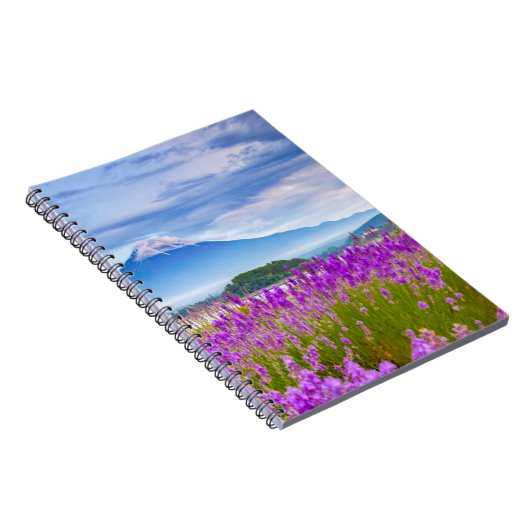 Flowers Mount Fugi Japan Notitieboek (Rechterzijde)