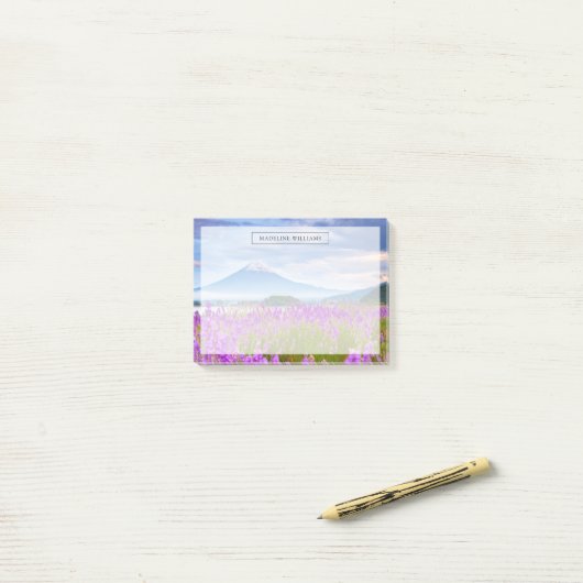 Flowers Mount Fugi Japan Post-it® Notes (Op bureau)