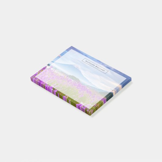 Flowers Mount Fugi Japan Post-it® Notes (Schuin)