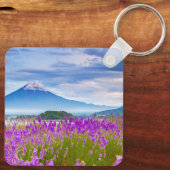 Flowers Mount Fugi Japan Sleutelhanger (Achterkant)