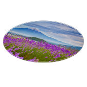 Flowers Mount Fugi Japan Snijplank (Hoek)