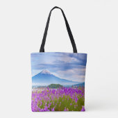 Flowers Mount Fugi Japan Tote Bag (Achterkant)