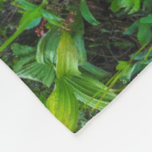 Flowers | Mount Rainier National Park Fleece Deken (Hoek)