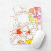 Flowers mousepad muismat (Met muis)