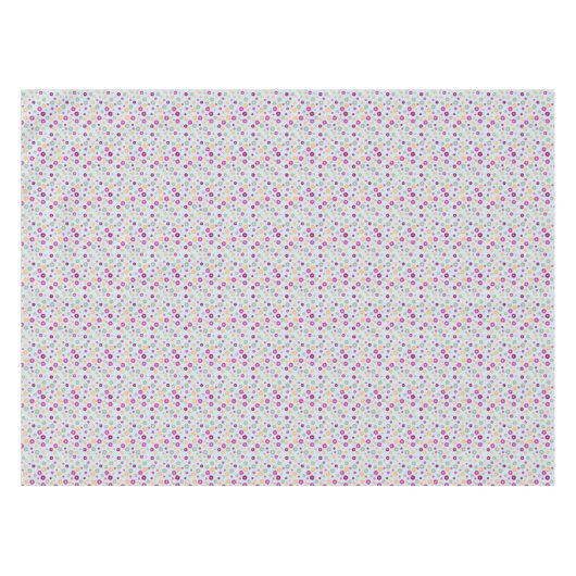 Flowers Multicolored Shades Design Tafelkleed (Voorkant (Horizontaal))