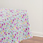 Flowers Multicolored Shades Design Tafelkleed (Voorbeeld)