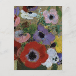 Flowers Odilon Redon Large green vase CC0061 Briefkaart