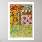 Flowers of Art Nouveau Style, Mucha Poster (Voorkant)