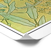 Flowers of Art Nouveau Style, Mucha Poster (Hoek)