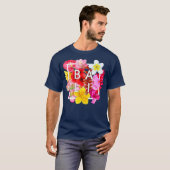 Flowers of Bali Word Art  Bali Indonesia T-shirt (Voorkant volledig)