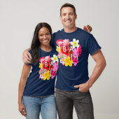 Flowers of Bali Word Art  Bali Indonesia T-shirt (Unisex)