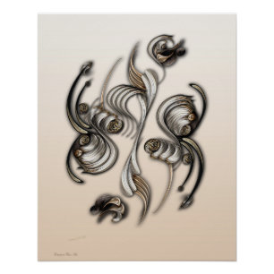 "Flowers of Earth", Glanzend Poster