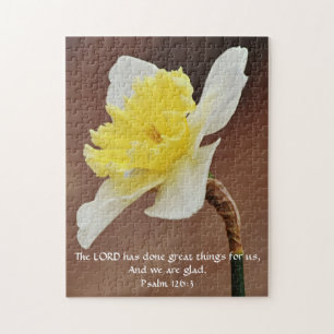 Flowers of Faith Psalm Daffodil Puzzle Legpuzzel