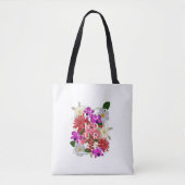 Flowers Of Honduras Word Art Honduran Pride Tote Bag (Voorkant)