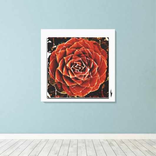 Flowers of Life Canvas Afdruk (Insitu (Houten vloer))