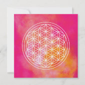 Flowers of life kaart (Voorkant)