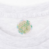 Flowers of life labels (Aangebracht)