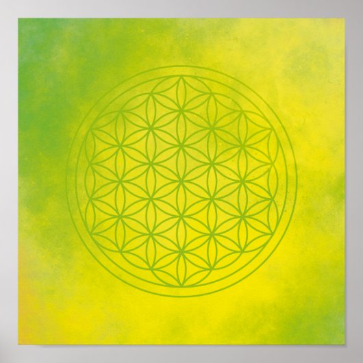 Flowers of life poster (Voorkant)