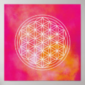 Flowers of life poster (Voorkant)